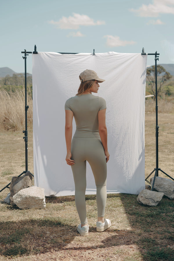 Legging Clay cor Matcha - Glevis Movement