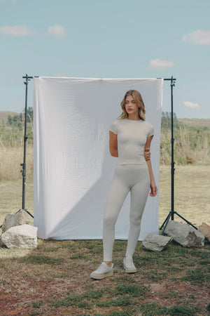 Legging Clay cor Vanilla - Glevis Movement